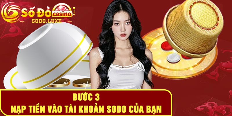 Bước 3: Nạp tiền vào tài khoản Sodo của bạn