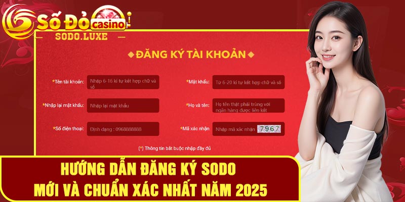 Hướng dẫn đăng ký Sodo - Mới và chuẩn xác nhất năm 2025